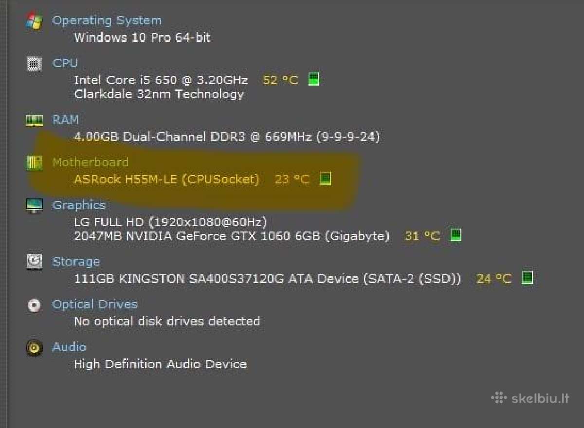 Asrock H55m-le (Cpusocket) pagrindinė plokštė - nuotraukos Nr. 2
