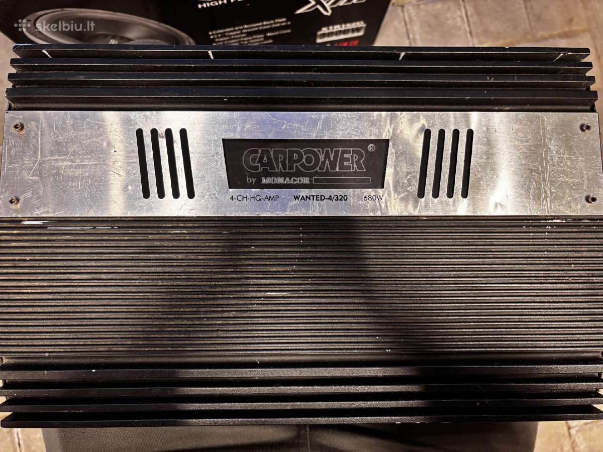 Monacor carpower wanted 4/320