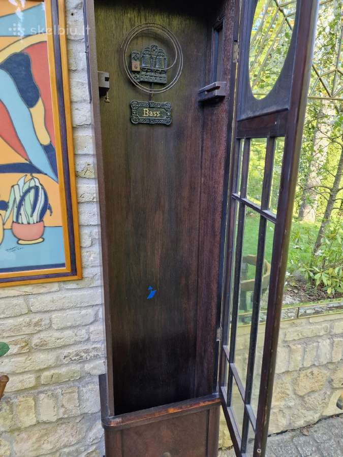 Vintažinis Art Deco grindinis laikrodis - nuotraukos Nr. 14