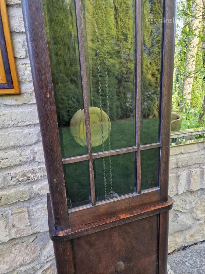Vintažinis Art Deco grindinis laikrodis - nuotraukos Nr. 23
