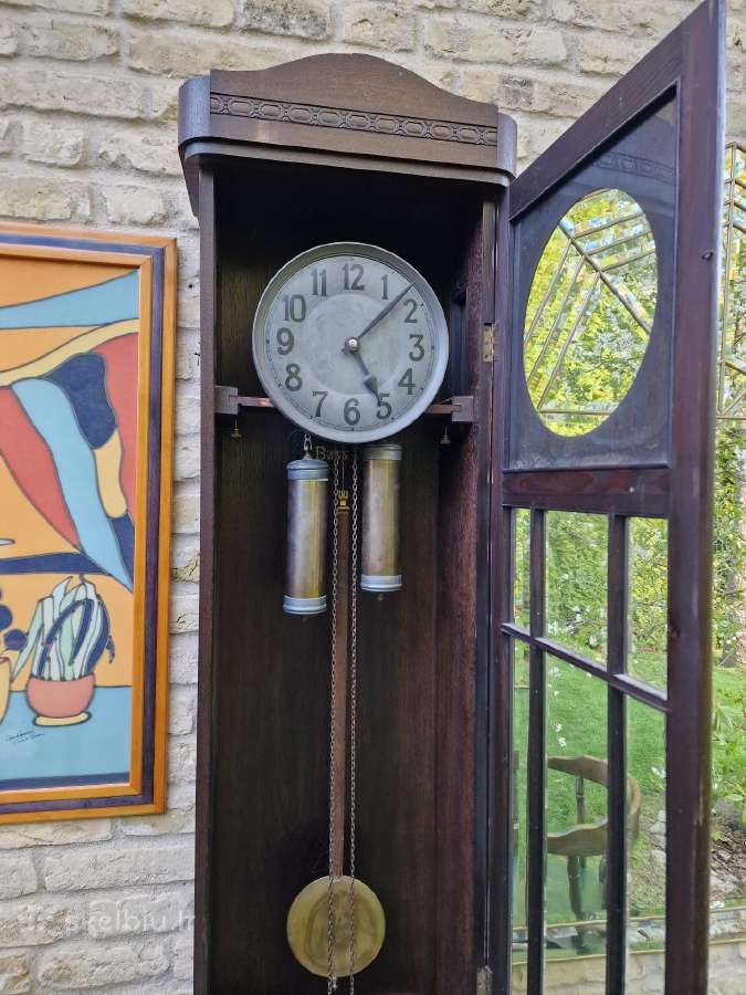 Vintažinis Art Deco grindinis laikrodis - nuotraukos Nr. 37