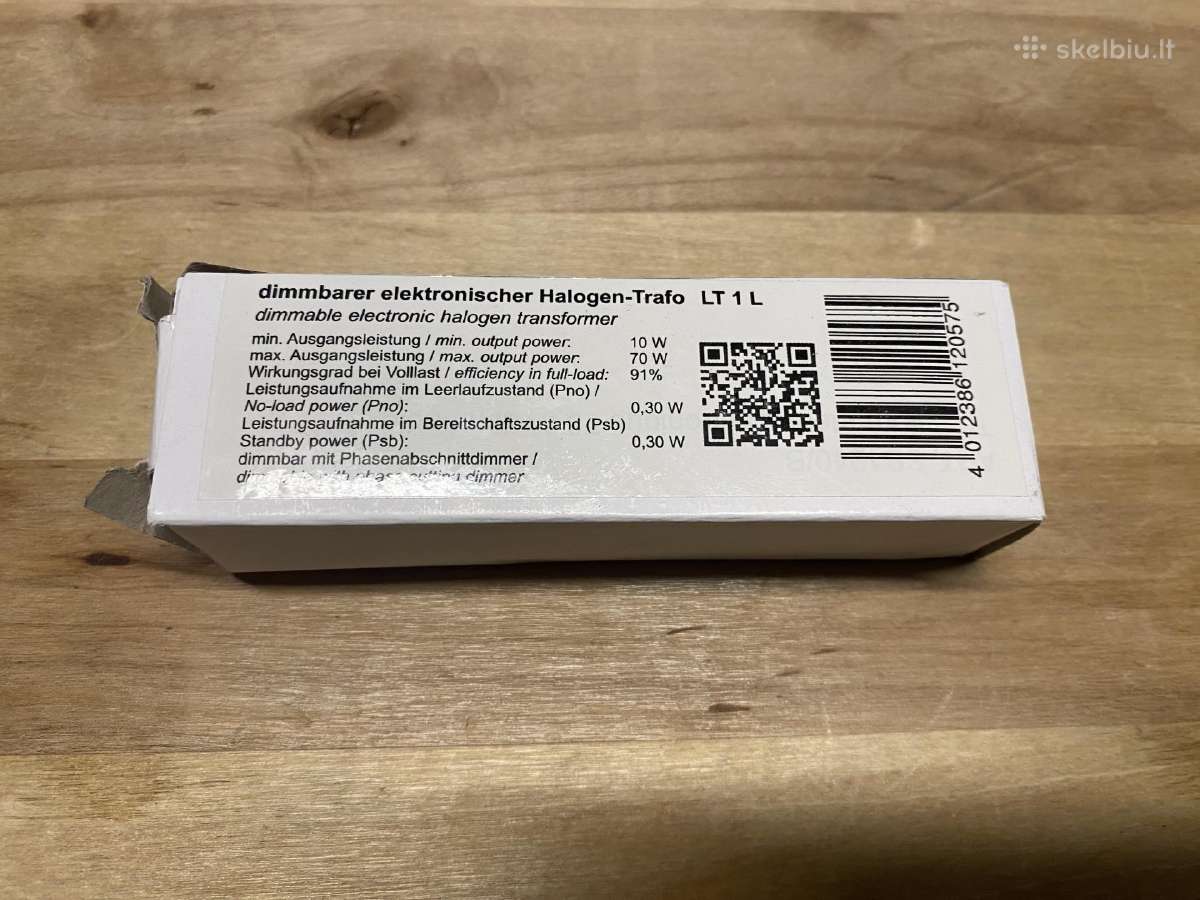 Reguliuojamas elektroninis halogeninis transformat - nuotraukos Nr. 3