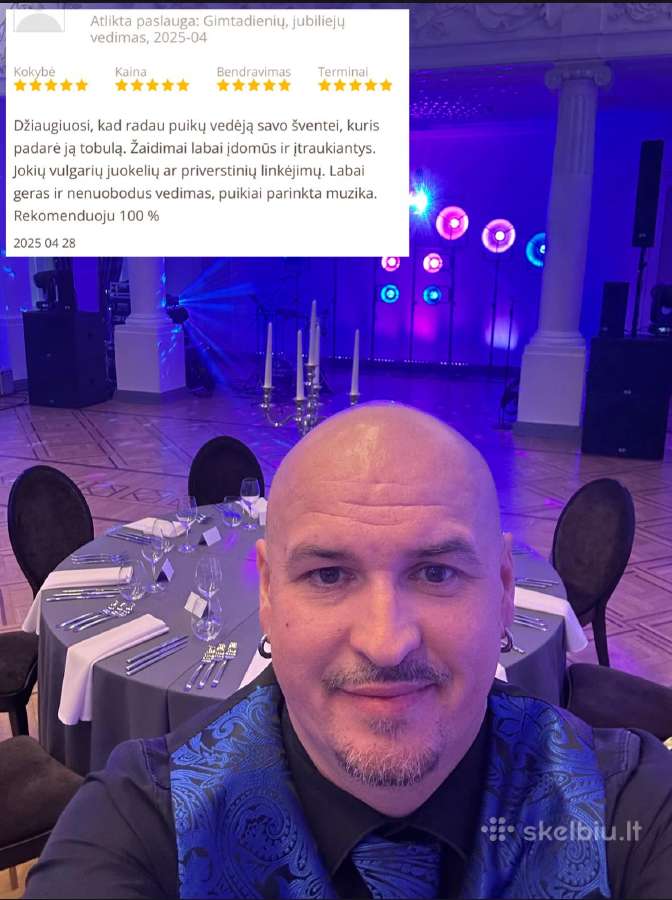 Vedėjas ir Dj viename, su aparatūra - kaina 600€. - nuotraukos Nr. 2