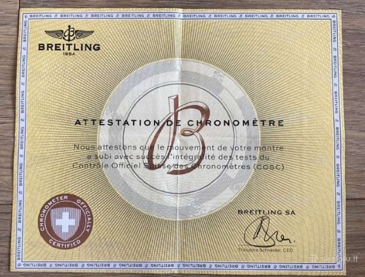 Praduodu labai gerai islaikyta laikrodi Breitling - nuotraukos Nr. 6