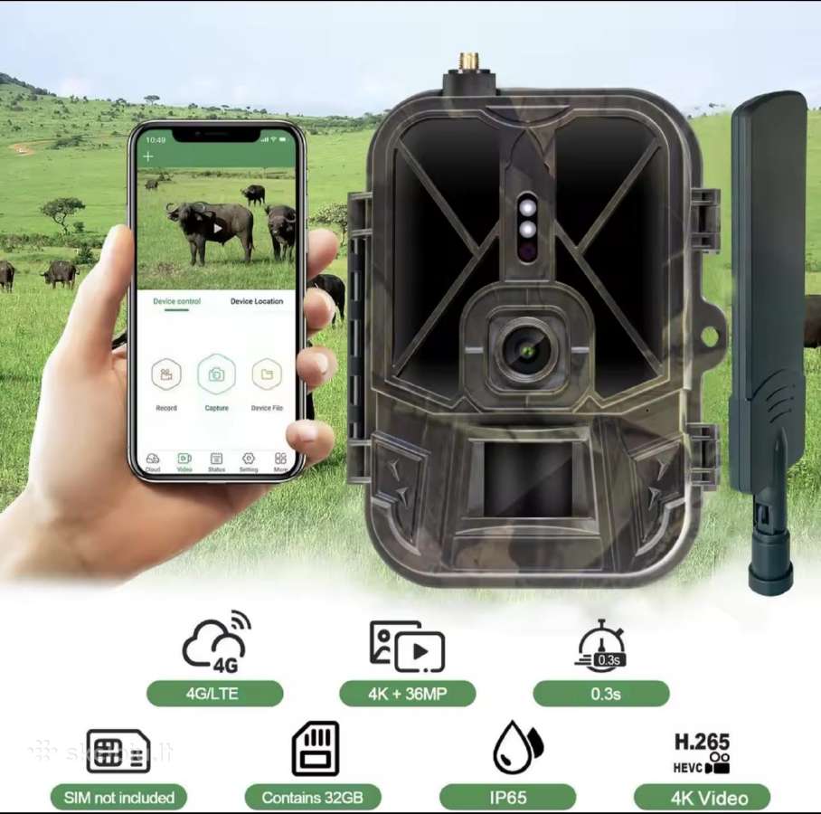 4G medžioklinė kamera Hc-940pro (10000mah)