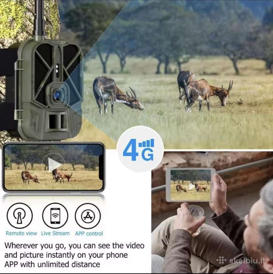 4G medžioklinė kamera Hc-940pro (10000mah) - nuotraukos Nr. 7