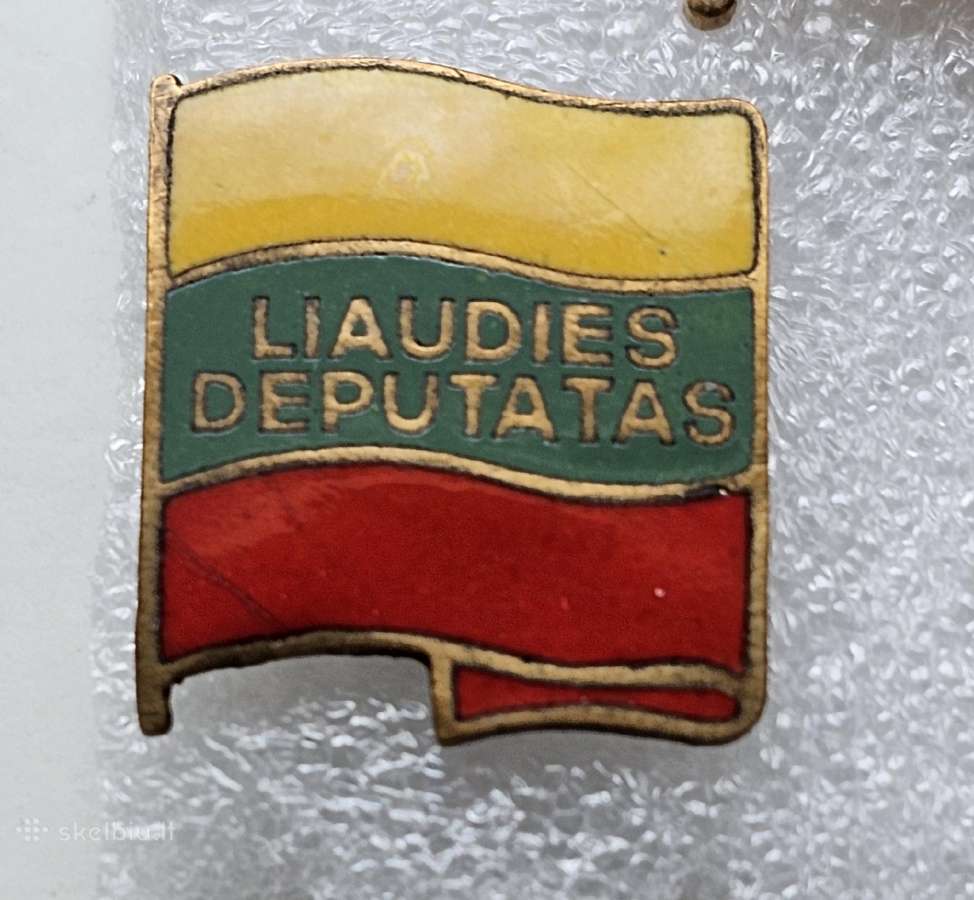 Pirmieji atkurtos Lietuvos deputatų ženkliukai. - nuotraukos Nr. 5