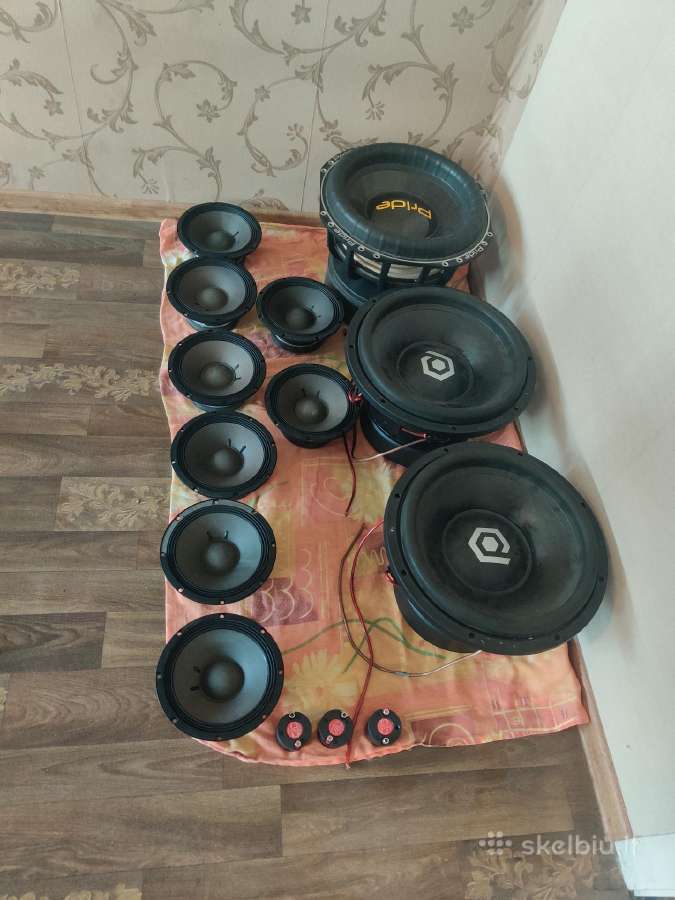 Audio aparatura ispardavimas