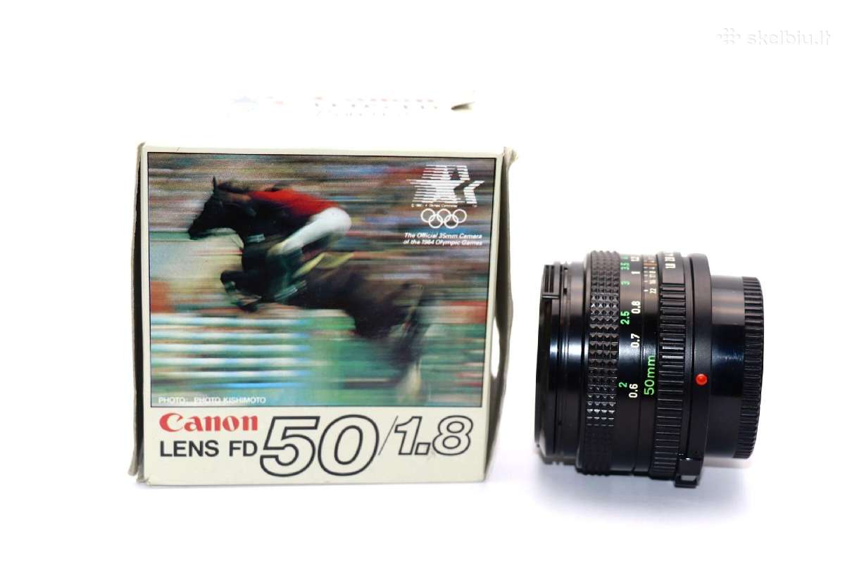 Canon Lens Fd 50 1984 Olympic Games kaina 75 eurai - nuotraukos Nr. 2