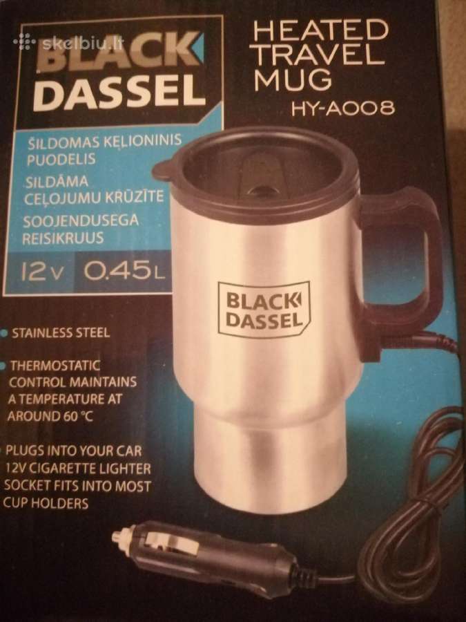 Šildomas kelioninis puodelis Black Dassel 0,5 l