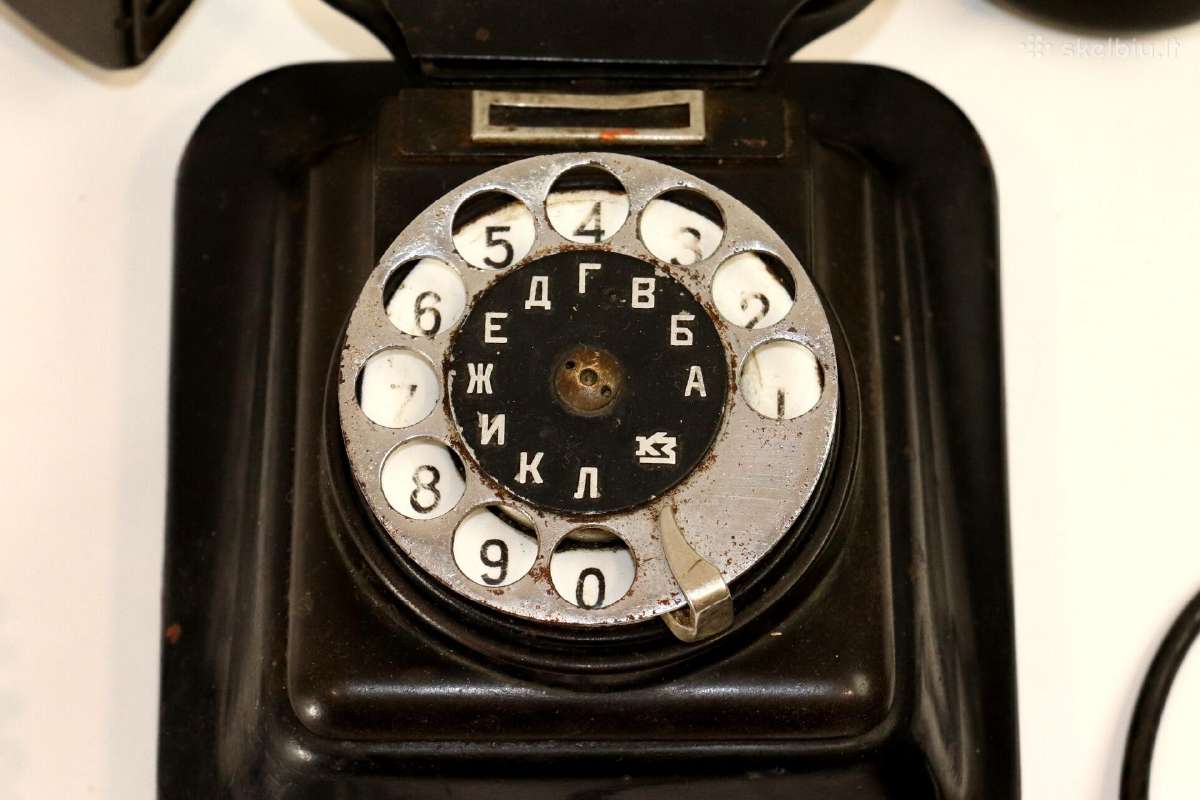 Senovinis telefono aparatas, 1938 metai, Сср - nuotraukos Nr. 2