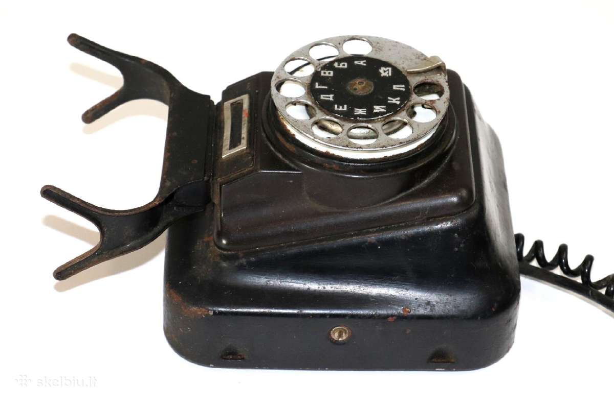 Senovinis telefono aparatas, 1938 metai, Сср - nuotraukos Nr. 5