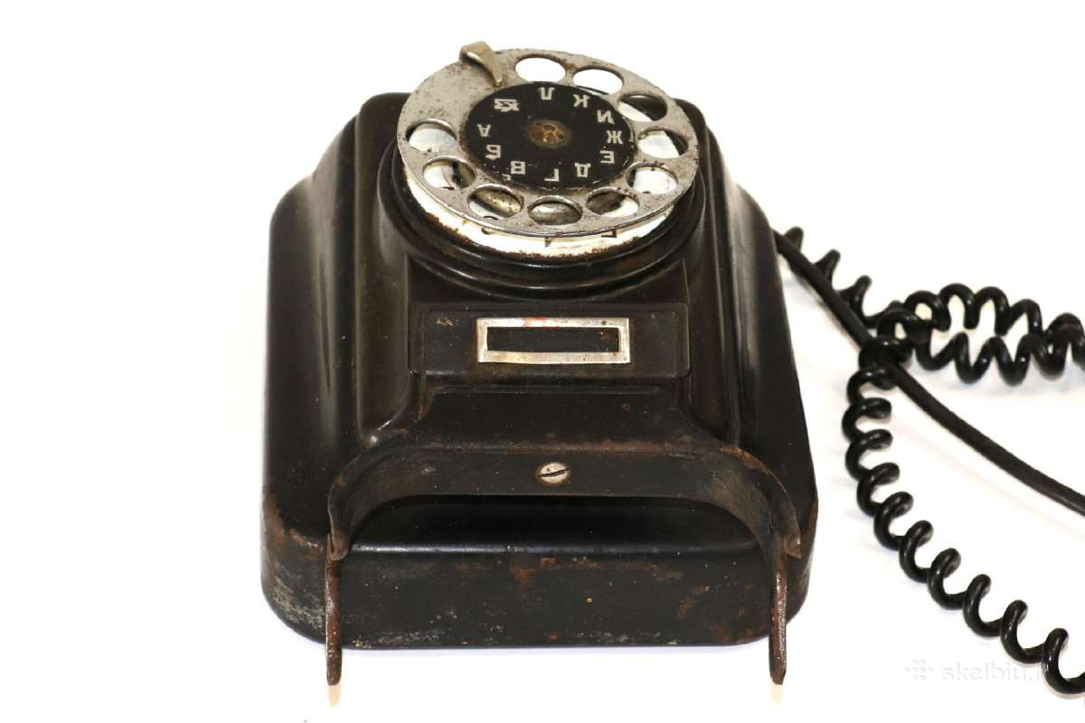 Senovinis telefono aparatas, 1938 metai, Сср - nuotraukos Nr. 6