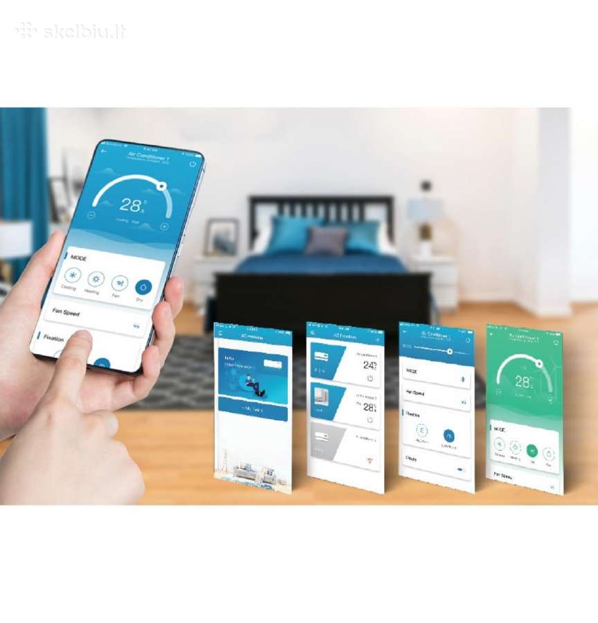 Oro Kondicionierius Aux C-pro 3,3 kw su „wi-fi“ - nuotraukos Nr. 6