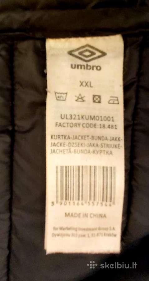 Vyriškas Umbro džemperis, XXL dydis - nuotraukos Nr. 7