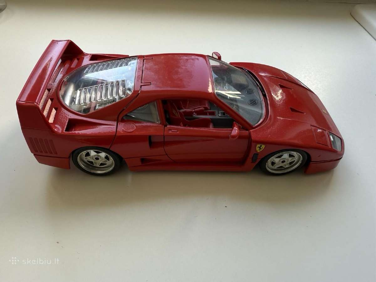 Modeliukas 1:18 ferrari f40 bburago burago italy - nuotraukos Nr. 2