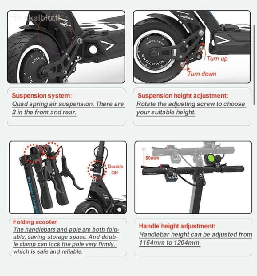 Minimotors Bluetran Lightning 72 v 28 Išpardavimas - nuotraukos Nr. 7