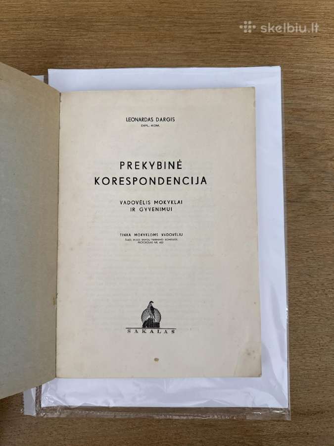 Prekybinė korespondencija reta knyga 1938m. - nuotraukos Nr. 2