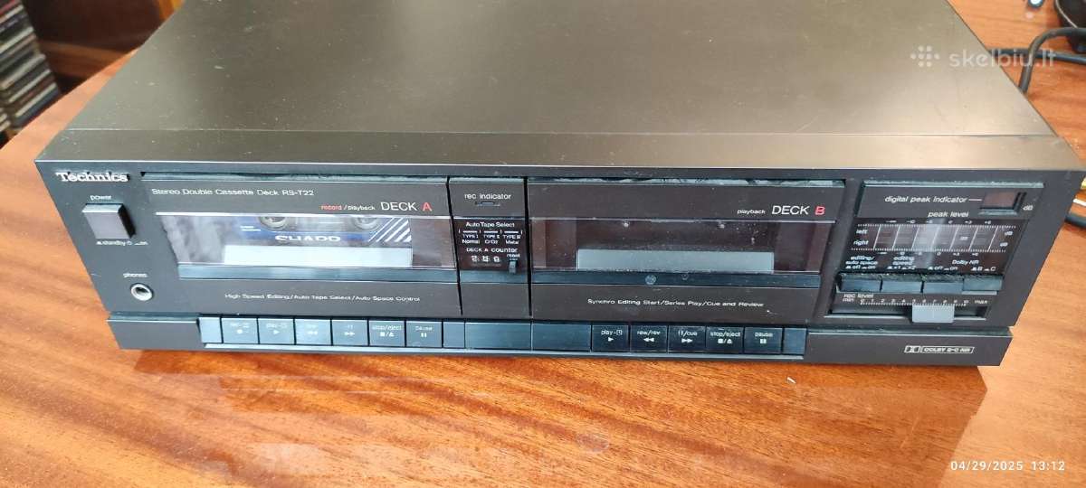 Technics RS-t22 kasetine deka
