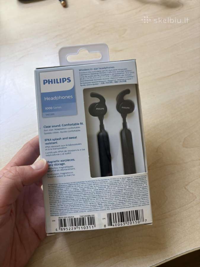 Naujos Philips Wireless ausinės