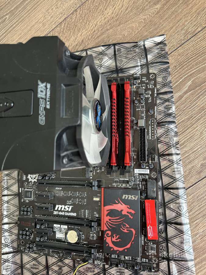 Msi Z87 + I5-4670k + 16gb RAM + CX 750 Psu - nuotraukos Nr. 2