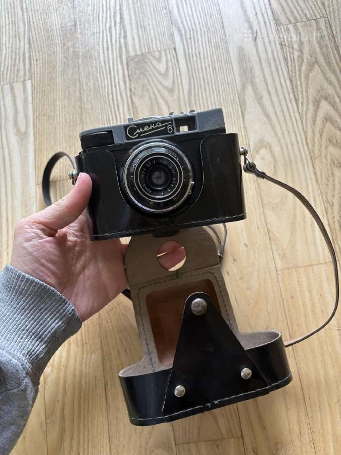 Smena 6 juostinis fotoaparatas / kamera su dėklu