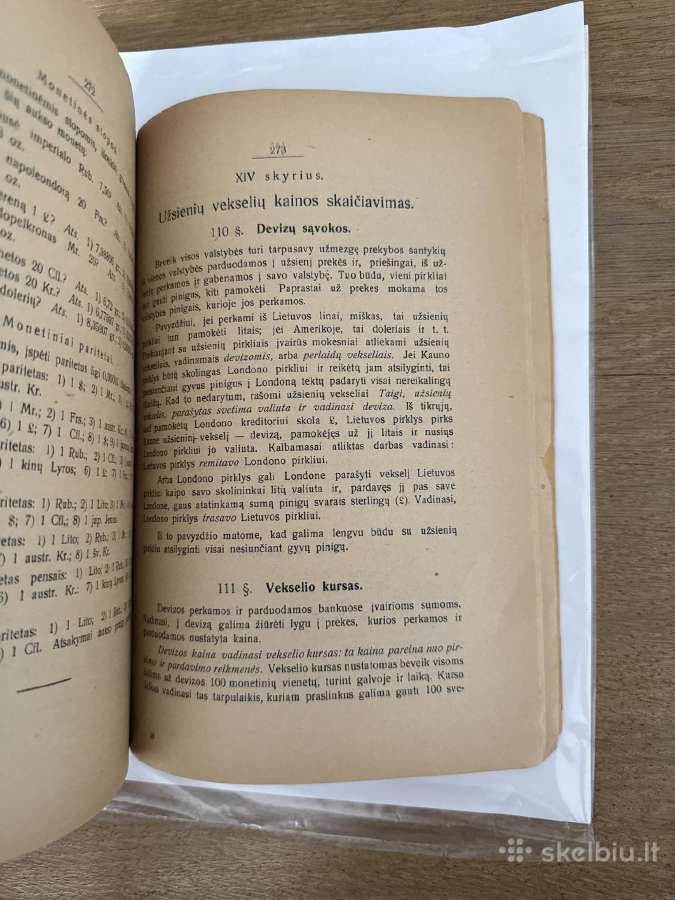 Komercijos Artitmetikos Vadovėlis 1926m. - nuotraukos Nr. 7