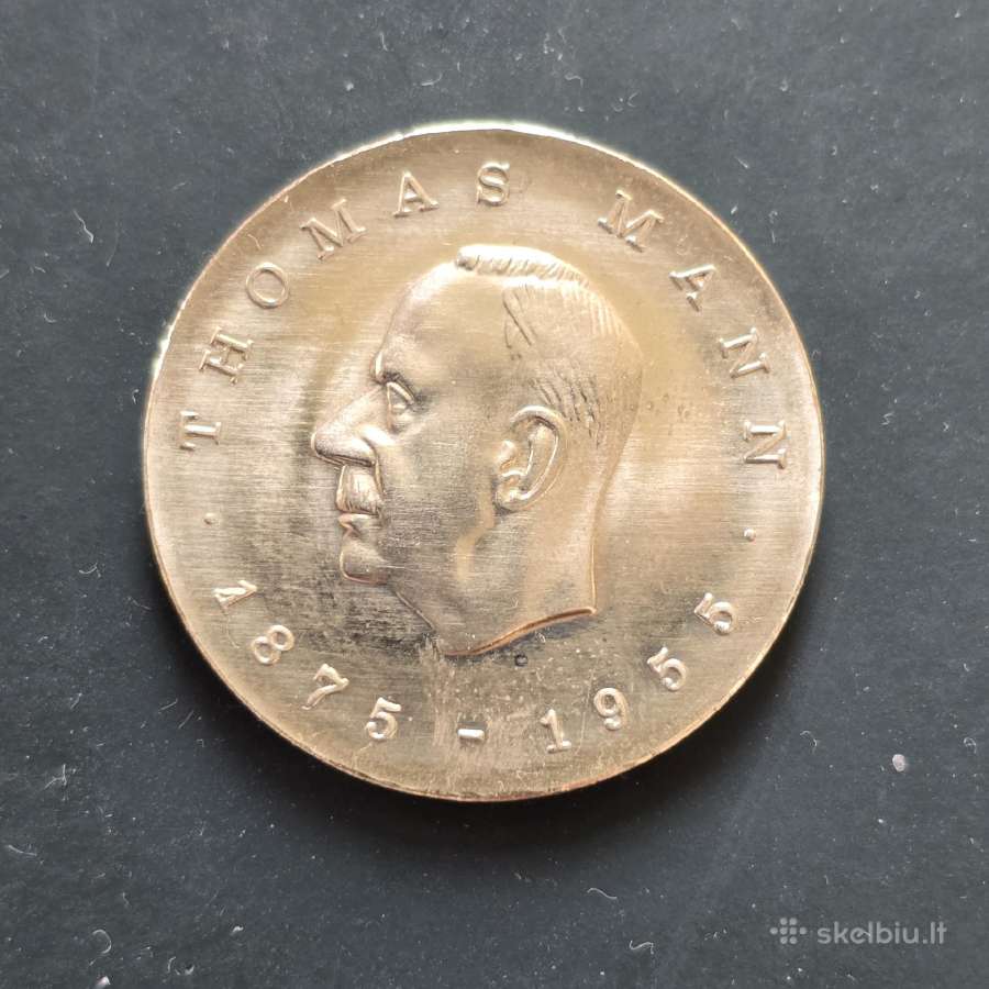 Vokietija VDR 1975 5 mark Thomas Mann Unc