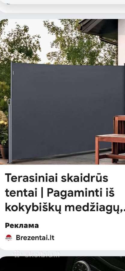 Terasinis tentas