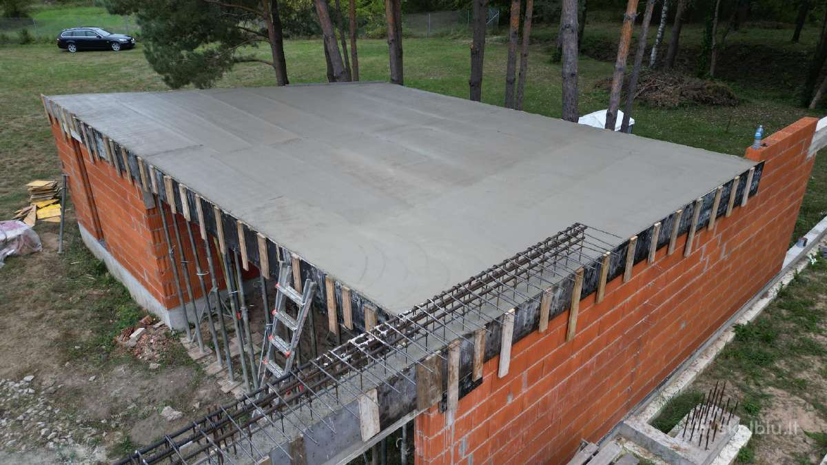 Betonavimo darbai, pamatai - nuotraukos Nr. 2