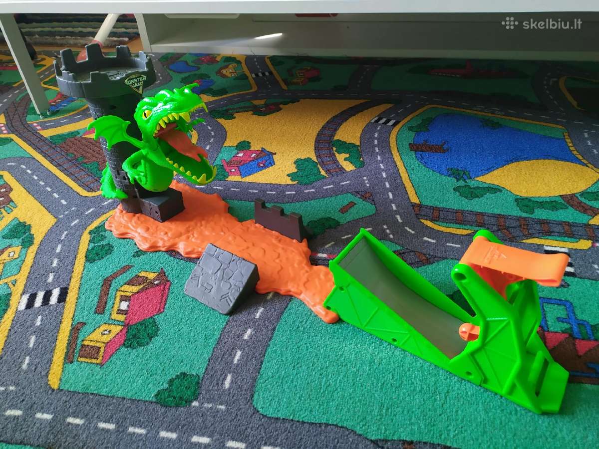 Monster Jam 1:64 žaidimų komplektas Dueling Dragon - nuotraukos Nr. 2