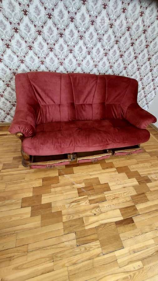 Ąžuolinė trivietė sofa. - nuotraukos Nr. 5