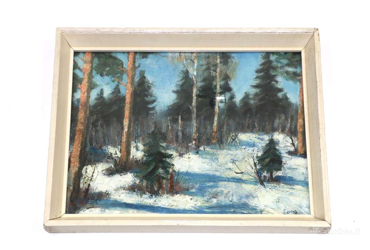 (каrtonas, Aliejus), 41.5cm, / 36x27 см kaina 25 e