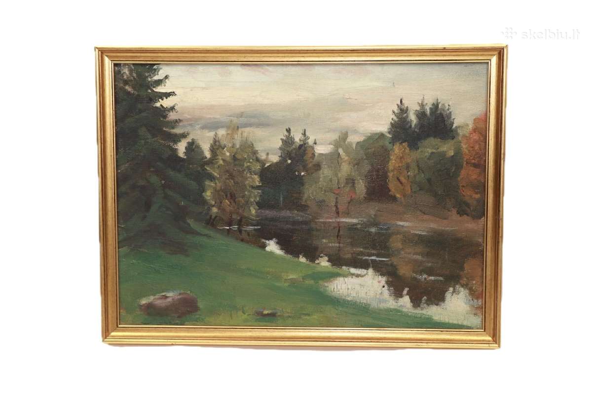 (каrtonas, Aliejus), 49x37 см / 44.5x32.5 см 35 e
