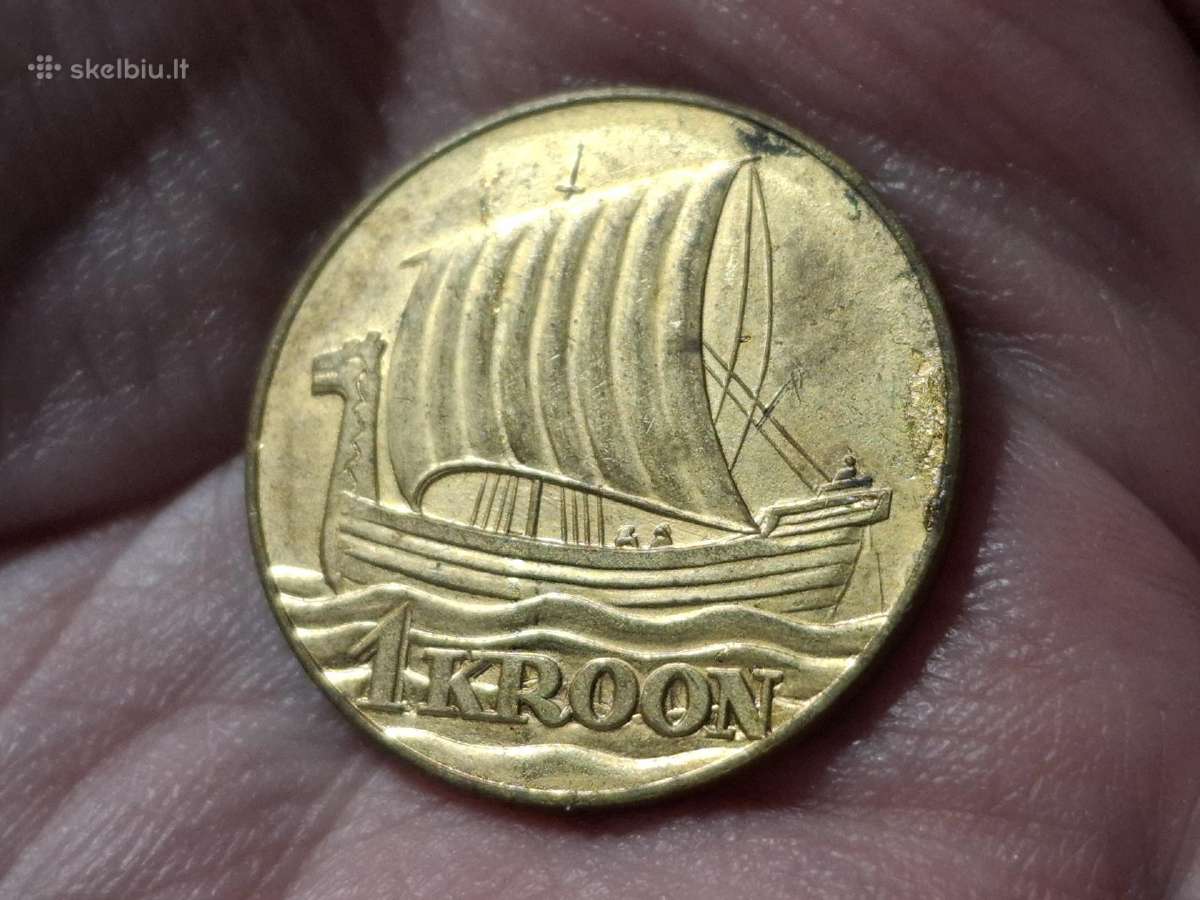 Estija 1 krona 1990 reta