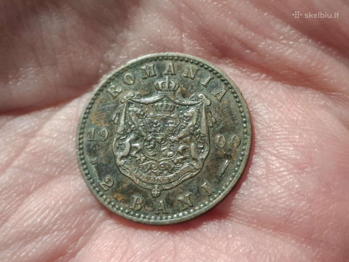 Rumunija 2 bani 1900 - nuotraukos Nr. 2