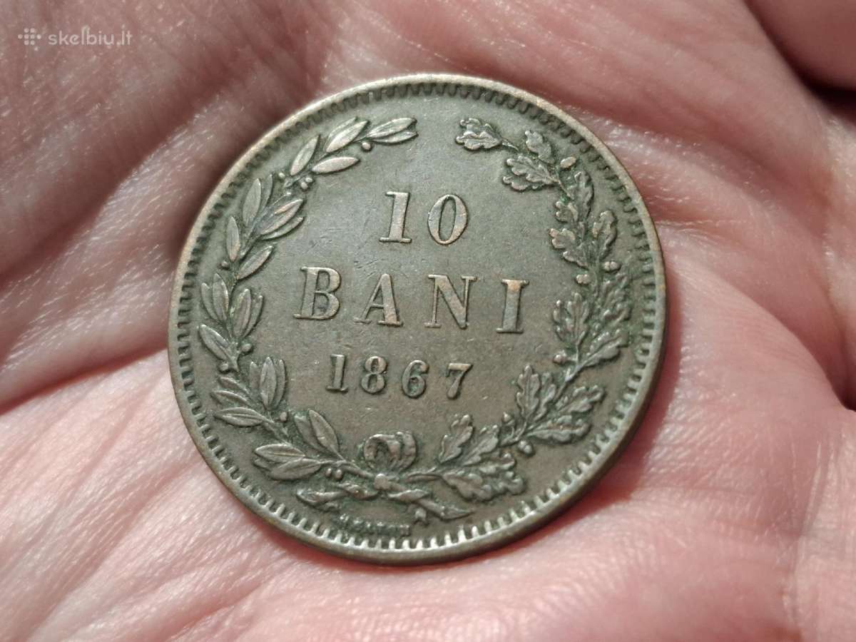 Rumunija 10 bani 1867