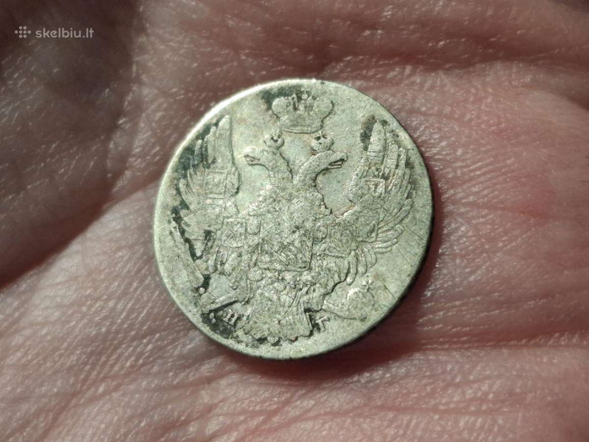 Rusija 10 kapeikų 1833 sidabras - nuotraukos Nr. 2