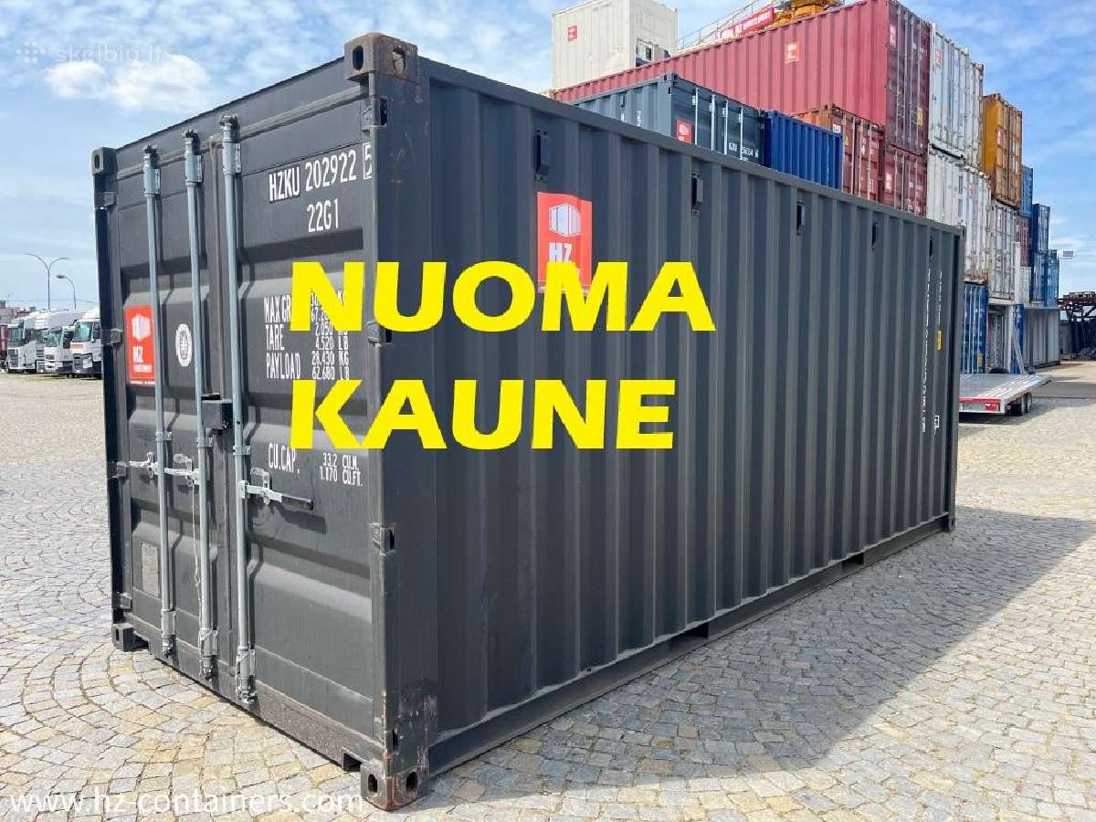 Nuomojame sandėliavimo (jūrinius) konteinerius