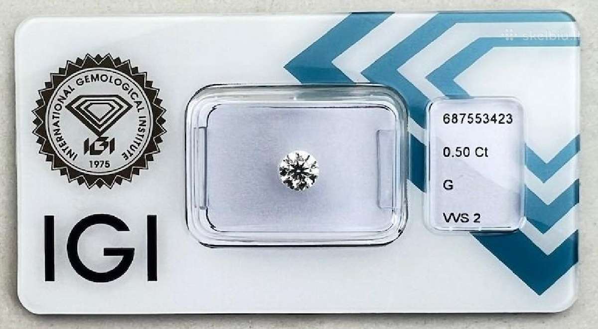 Ypatingo skaidrumo natūralus 0.54 ct briliantas - nuotraukos Nr. 11