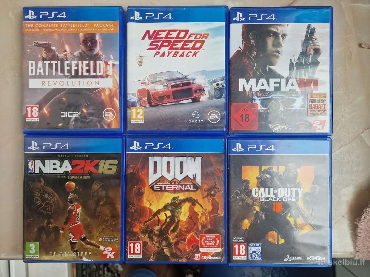 Sony Playstation žaidimai, kaip nauji, Fifa, Cod - nuotraukos Nr. 3
