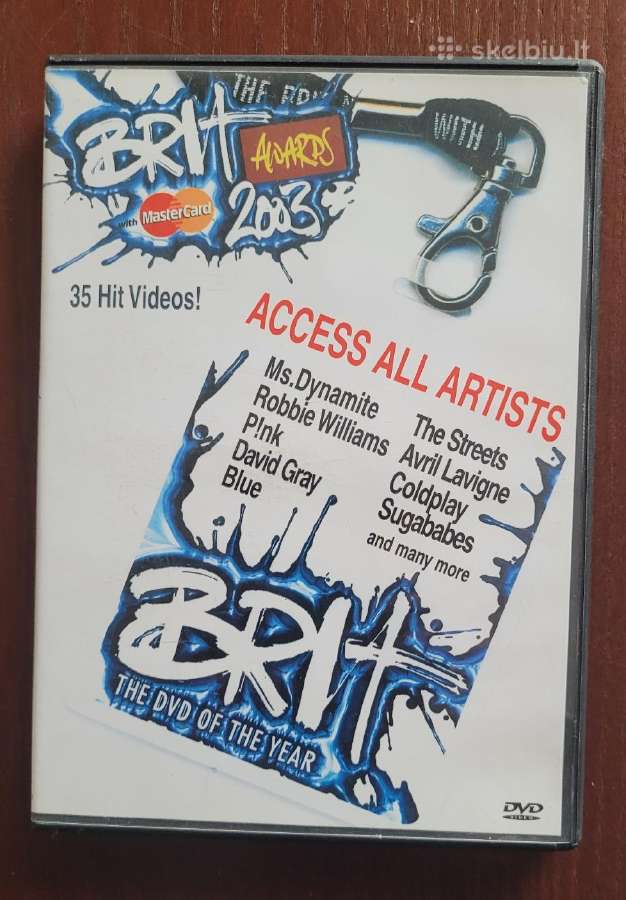 Dvd "Brit Awards 2003"
