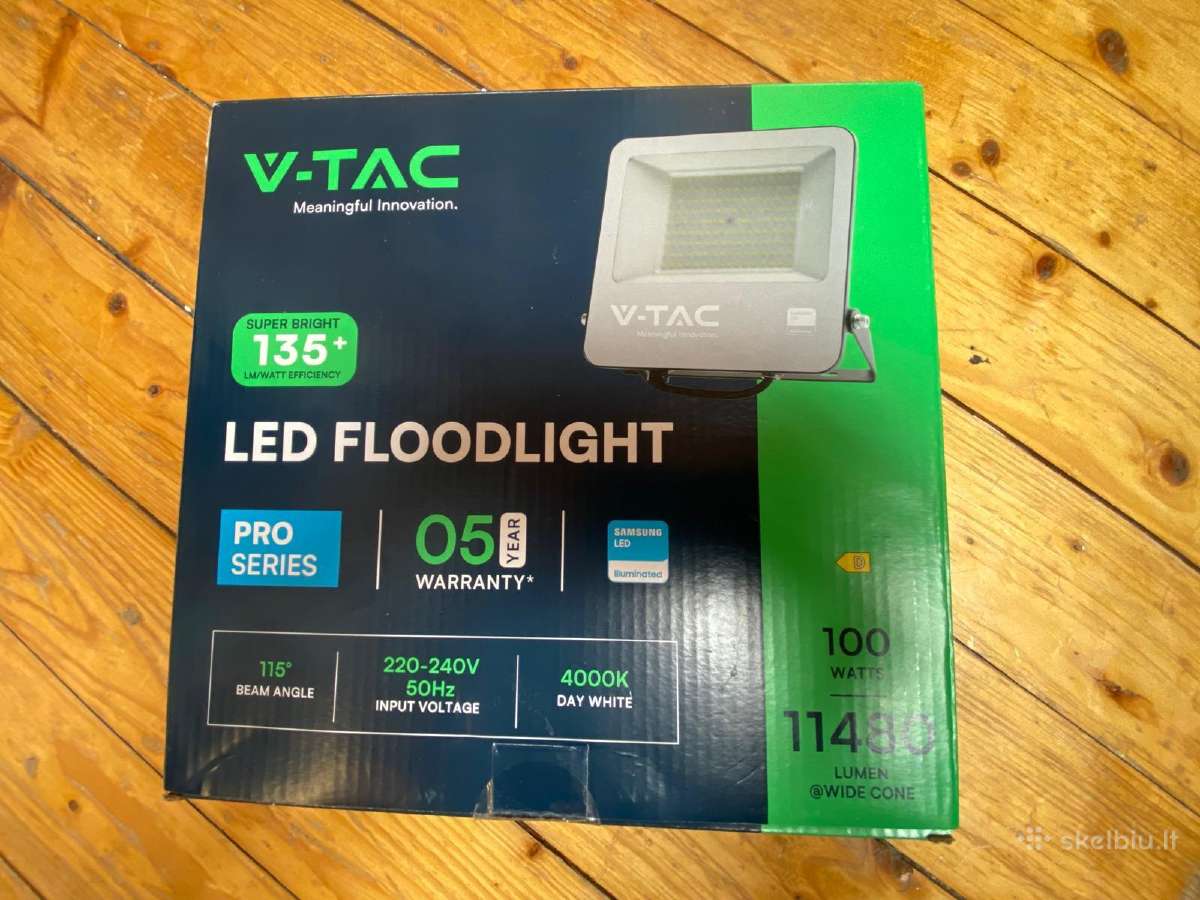 Lauko šviestuvas LED 100w, Samsung Chip Pro Series - nuotraukos Nr. 3
