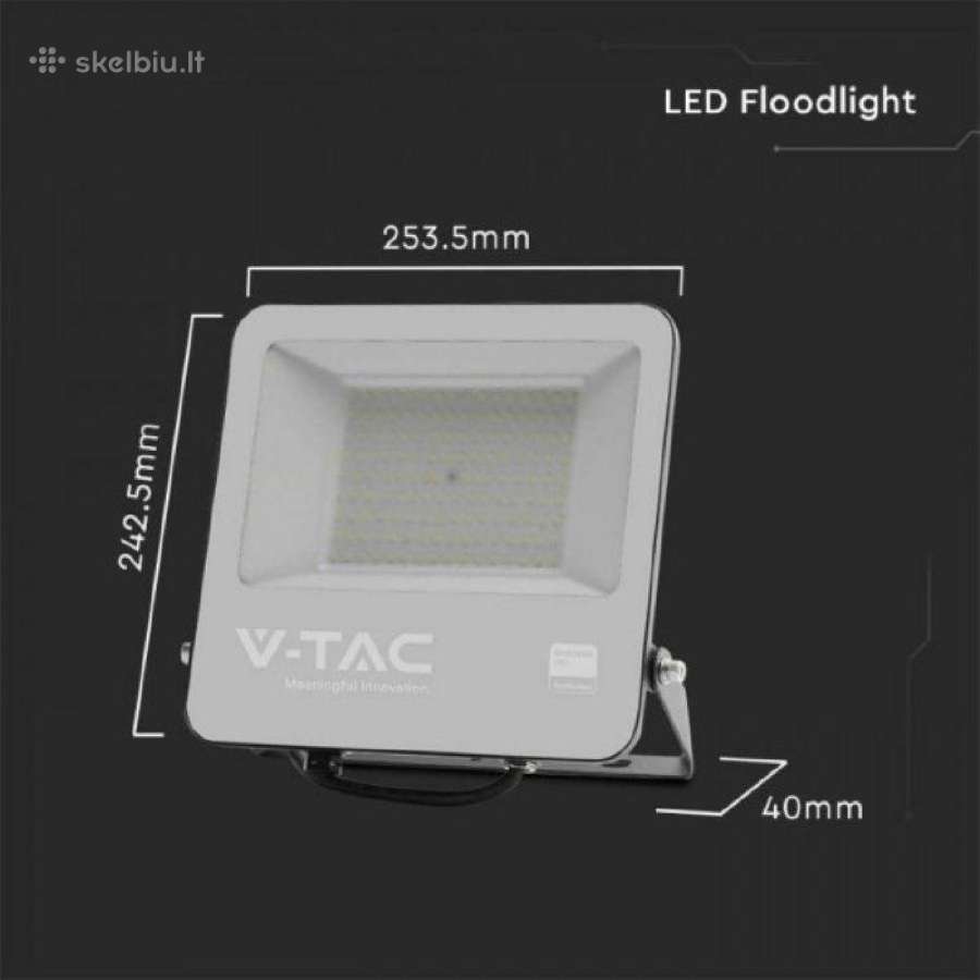 Lauko šviestuvas LED 100w, Samsung Chip Pro Series - nuotraukos Nr. 2