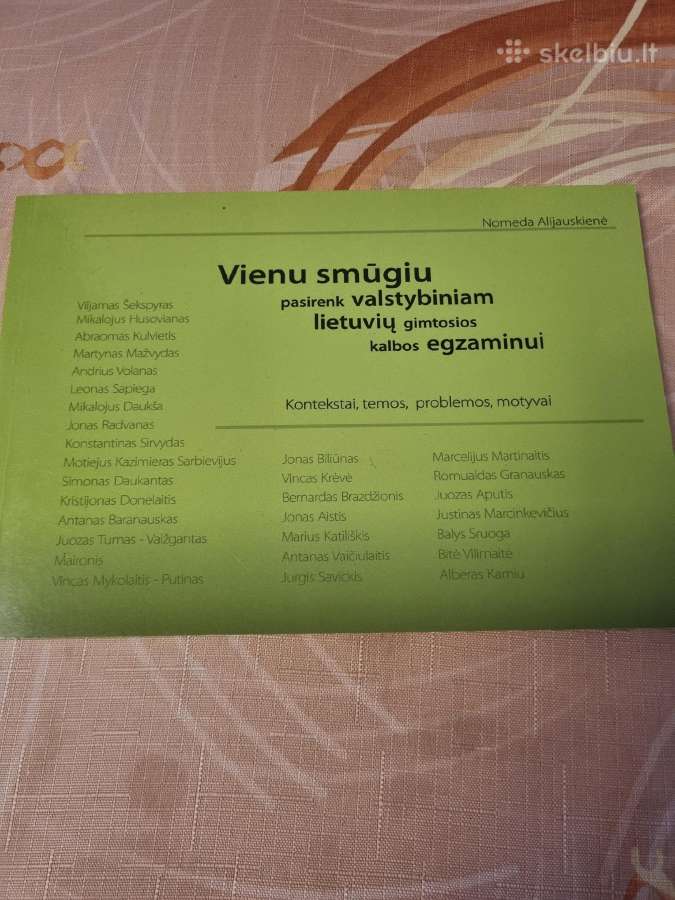 Pasirenk valstybiniam lietuvių kalbos egzaminui