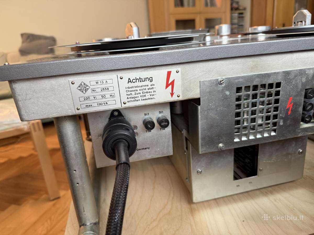 Telefunken M15a magnetofonas - nuotraukos Nr. 3