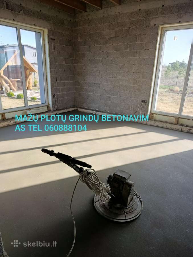 Mažų Plotų Patalpų Grindų Betonavimas - nuotraukos Nr. 5