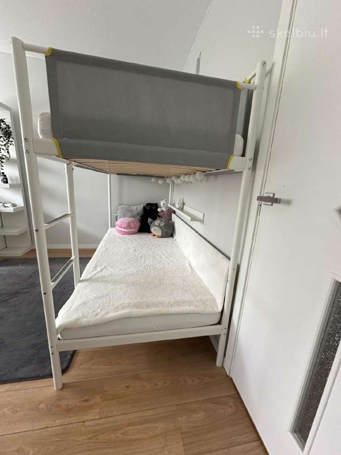 Dviaukštė Ikea lova su Lono čiužiniais - nuotraukos Nr. 3