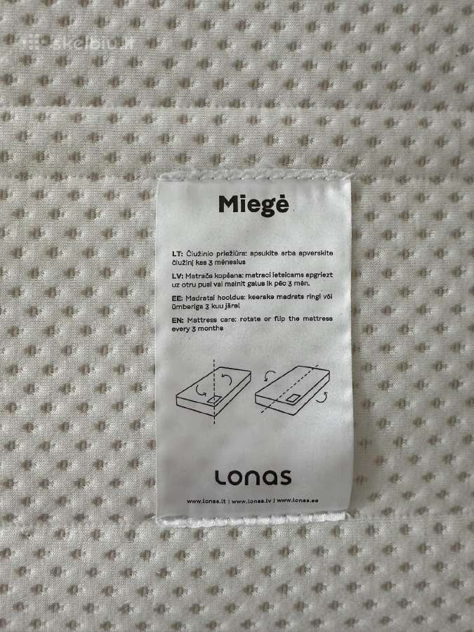 Dviaukštė Ikea lova su Lono čiužiniais - nuotraukos Nr. 7