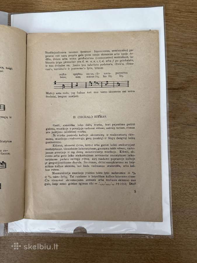 Gregorijoniško choralo rašyba ir jo ritmas 1926 m. - nuotraukos Nr. 3